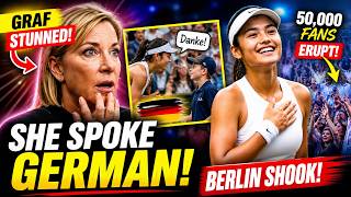 “Berlin ERUPTS After Alex Eala Speaks Perfect German | Even Steffi Graf Couldn’t Believe It”