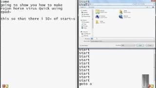 how to make a trojan horse virus with notepad