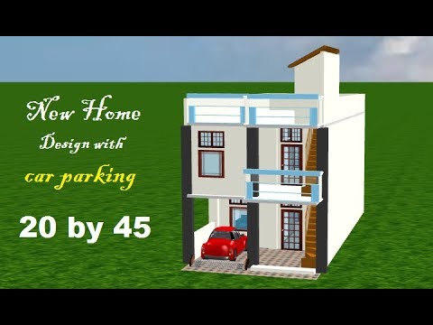 20-by-45-house-plan-with-car-parking,20-by-45-modern-home-design,20-by-45-ghar-ka-naksha