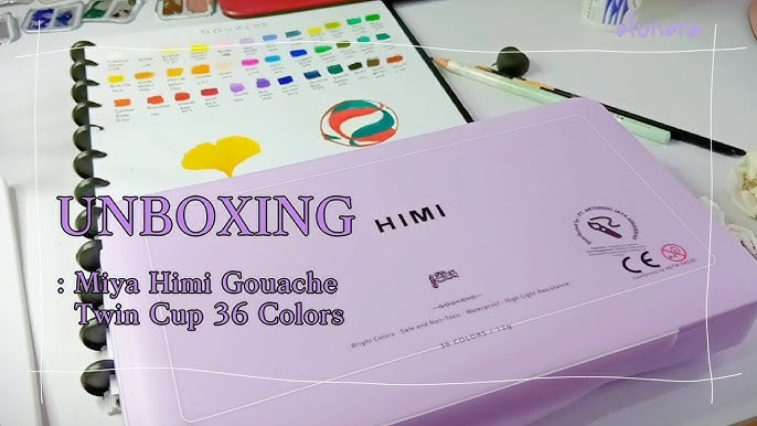 Trying the HIMI Jelly Gouache Set – The Blank Canvas