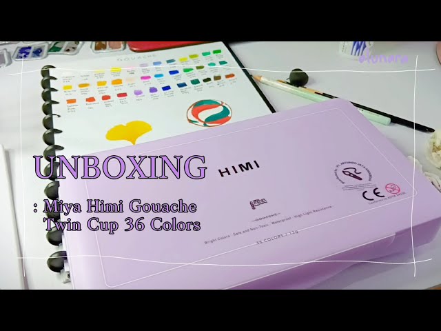 Unboxing the Himi Twin Cup Gouache: Double the Colors, Double the