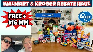 WALMART IBOTTA REBATE HAUL Plus some awesome Kroger rebates 2 bonuses completed