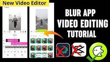 Blur App Video Editing Tutorial | Blur App Kaise Use Kare | Best Video Editing App 2024