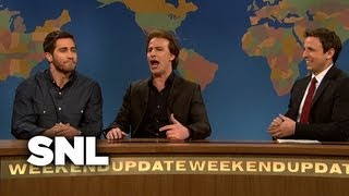 Weekend Update: Jake Gyllenhaal and Nicolas Cage - Saturday Night Live