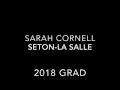 Sarah cornell 2018 grad