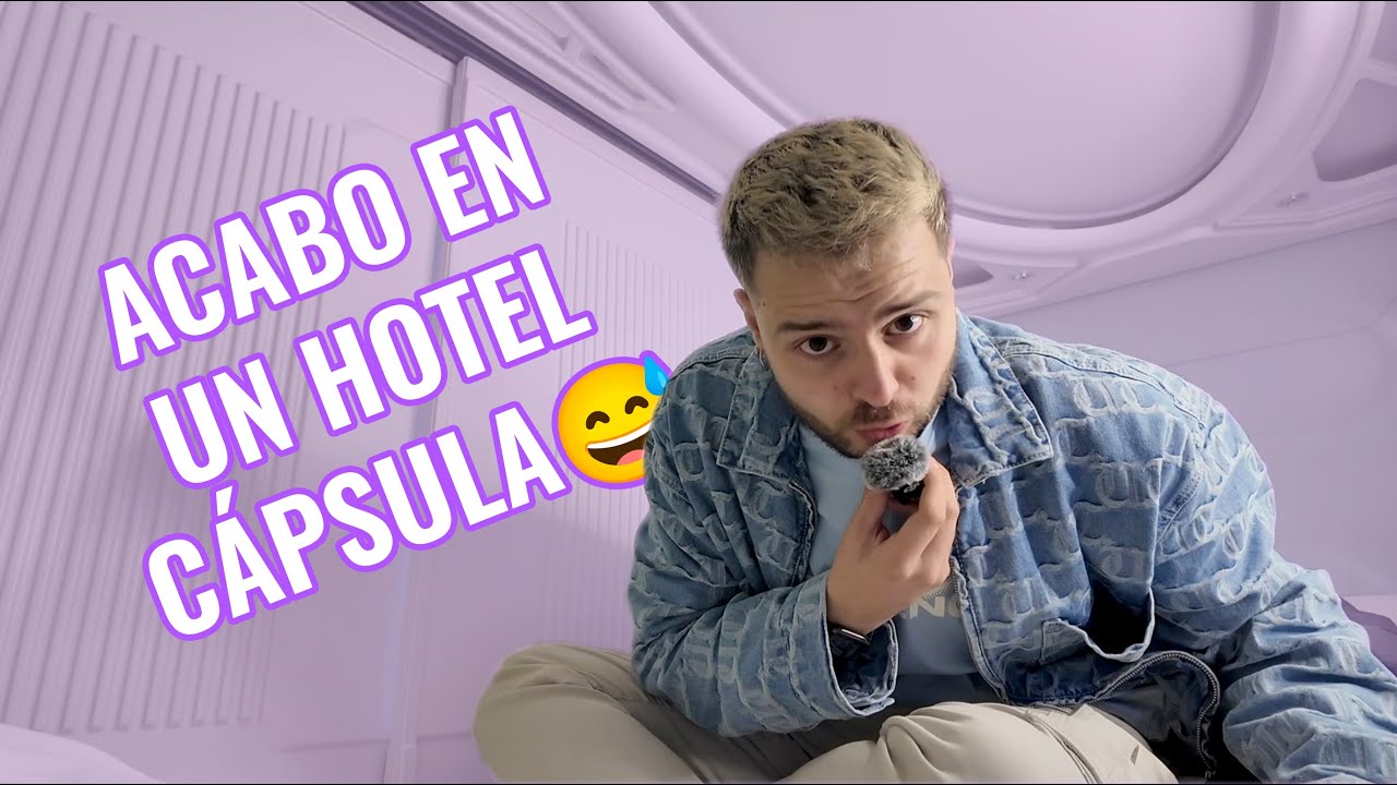 Acabo durmiendo en un hotel cápsula con Kikillo 😅