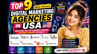 Top 9 Most Famous Digital Marketing Agencies in USA 🇺🇸 | Best Digital Marketing Companies 2026