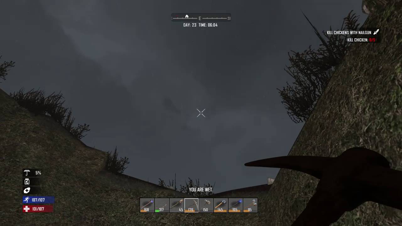 7 Days to Die - Underground house digging FAIL