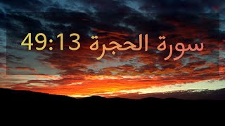 Beautiful quran recitation || Omar Hisham || quran 49:13 || al-hujarat