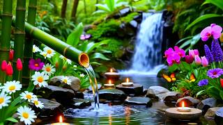 Relaxing Spa Music &amp; Bamboo Water Sounds 🌿 Deep Sleep Music for Stress Relief and Healing