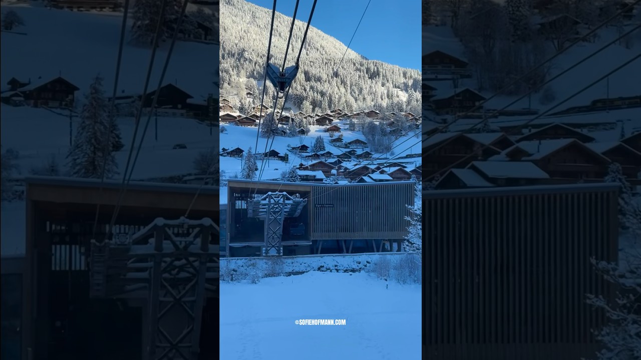 Eiger Express Cable Car Ride from Grindelwald to Eigergletscher 📍Grindelwald, Switzerland 