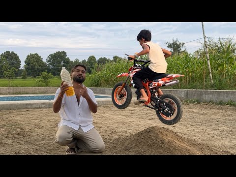 Advik Did a Stunt on His Dirt Bike 🔥