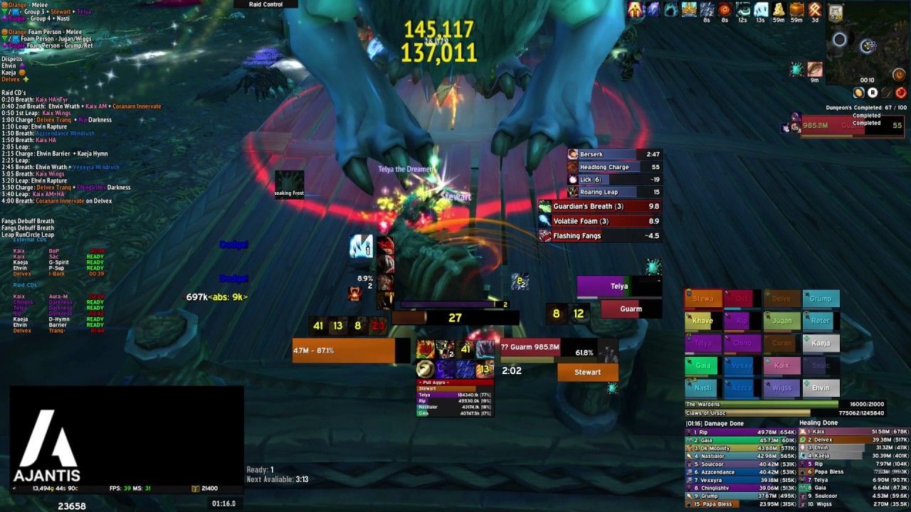 Ajantis V Mythic: Guarm