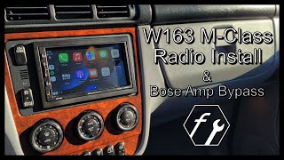 Installing a Head Unit and Backup Camera in a Mercedes ML (W163) - Bose Amplifier Bypass