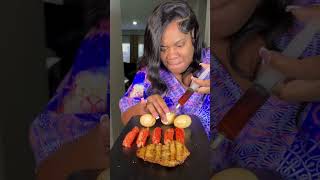 He think he bout to keep eating all the eggs 😭😭 #fyp #rockpaperscissors #foodchallenge #viral