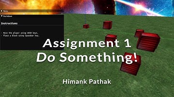 Assignment 1 - Do Something! | Fundamentals of Game Engine Design