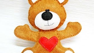 How To Sew An Adorable Felt Bear - DIY Crafts Tutorial - Guidecentral