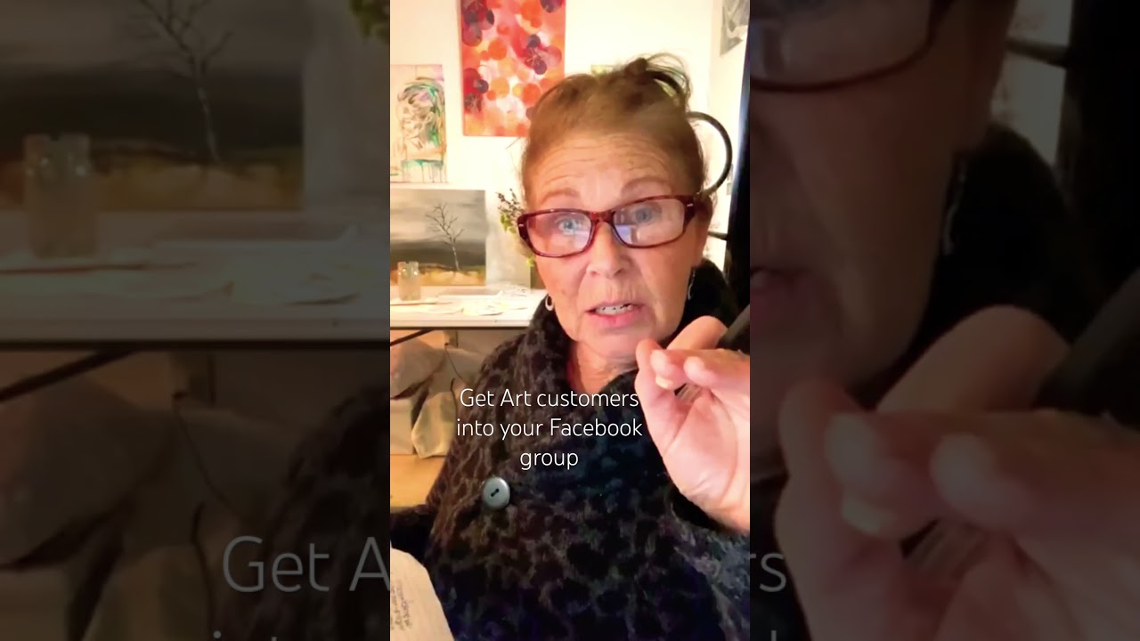 Tip to grow your Facebook group for art customers!🖌️ 