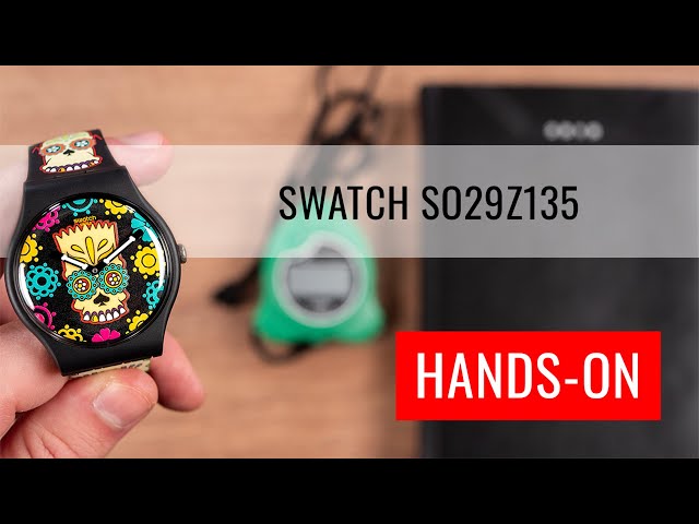 HANDS-ON: Swatch D´Oh Of the Dead (The Simpsons) SO29Z135 - YouTube