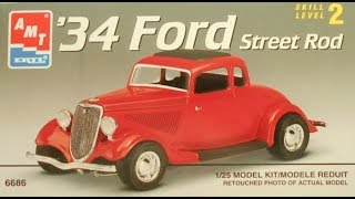 1934 Ford Street Rod (Tribute Build) 1:25 Scale AMT #6686