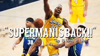 Top 10 Dwight Howard Dunks in Lakers Jersey! 🔥 Boban, Poeltl, Aaron Holiday & MORE!