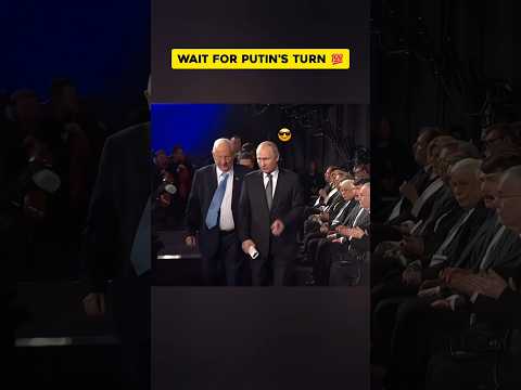 Video Putin Enters Like a Boss ? | Trump Looks Tense