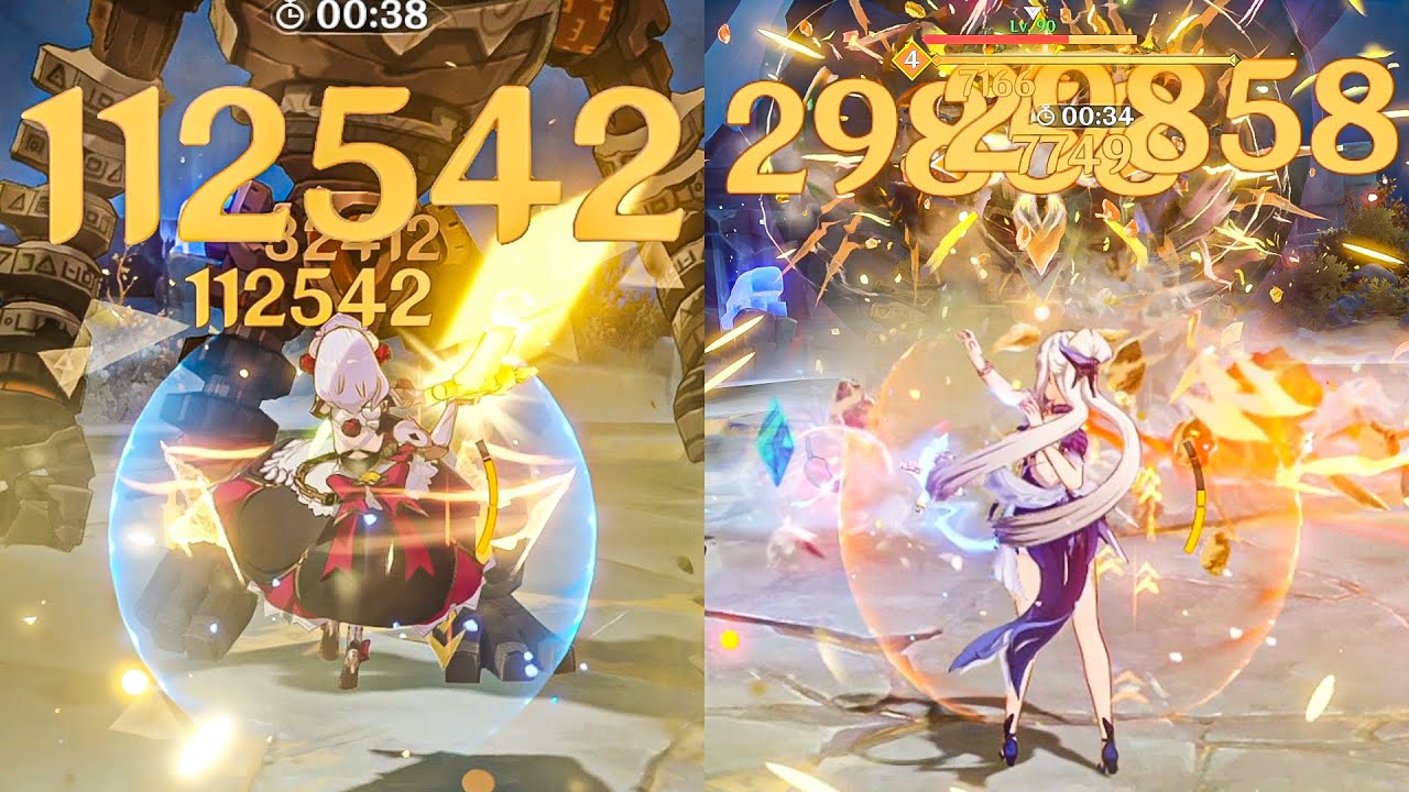 PLATINUM GEO IMPACT _ DAY 5 Vibro Crystal Research Genshin Impact | NOELLE x NINGGUANG BUILD