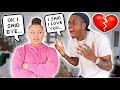 NOT Saying I LOVE YOU Back To My Boyfriend To See How He REACTS!!! **He Cried**