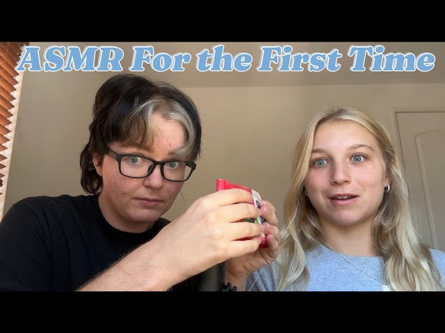 My Sibling Tries ASMR For the First Time 😲