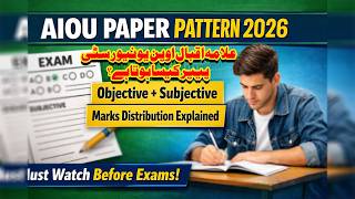 AIOU Paper Pattern 2026 Update | Complete Guide for FA, BA, ADA, BS Students