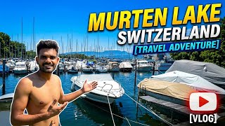 Murten lake in Switzerland boat hi boat