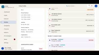 criminal intelligence dashboard