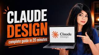 Claude Design Tutorial: From Idea to Working Product (Landing Page, Design System &amp; Animations)