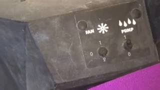 Port-a-Cool brand, 'Cyclone 3000' evaporative cooler in a store