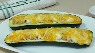 ⏳️CENAS RÁPIDAS 🥒CALABACÍN CON ATÚN DE LATA 🖐 EN 5 MINUTOS EN MICROONDAS // BEATRIZ COCINA