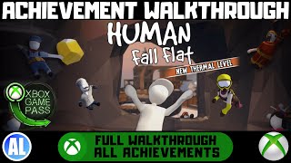 Human Fall Flat - Thermal Level #Xbox Achievement Walkthrough - Xbox Game Pass