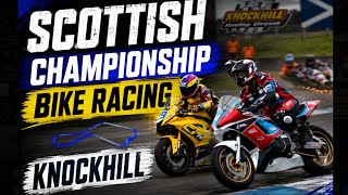 Scottish Championship Bike Racing Knockhill | High Speed Battles & Dramatic Crashes