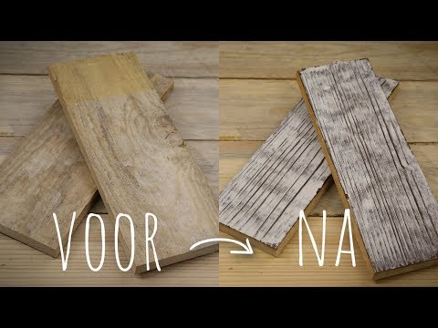 Video: Hoe hout te kleuren (met afbeeldingen)