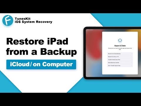 How to Restore iPad from a Backup | iOS Restore#ios #backup