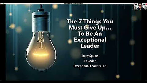 The 7 Things You Must Give Up As A Leader with Tra...