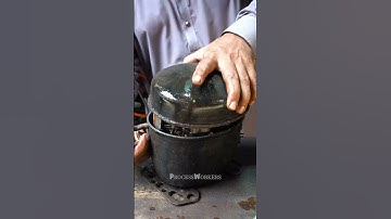 restoring old refrigerator compressor full repair & restoration #howitsmade #compressor