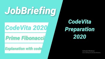 TCS Codevita Prime Fibonacci 2020 | JobBriefing