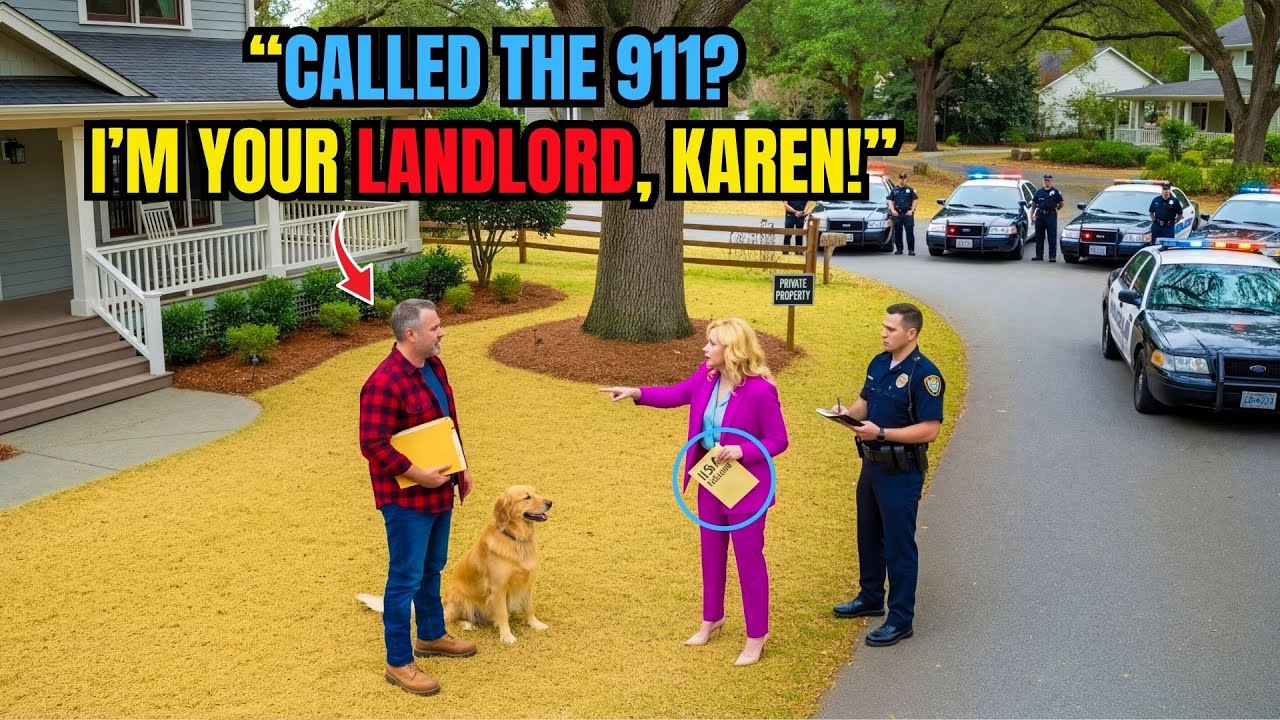 HOA called cops when I said “Not in your HOA”—She lost it when I revealed I own the land she's on!