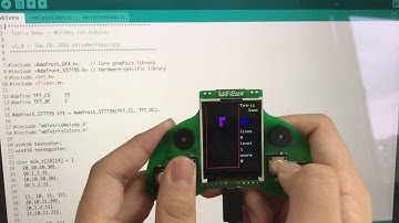 WiFiBoy for Arduino ： Tetris Game Test