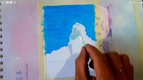 Cách vẽ một bức tranh đẹp bằng sáp dầu - hung art