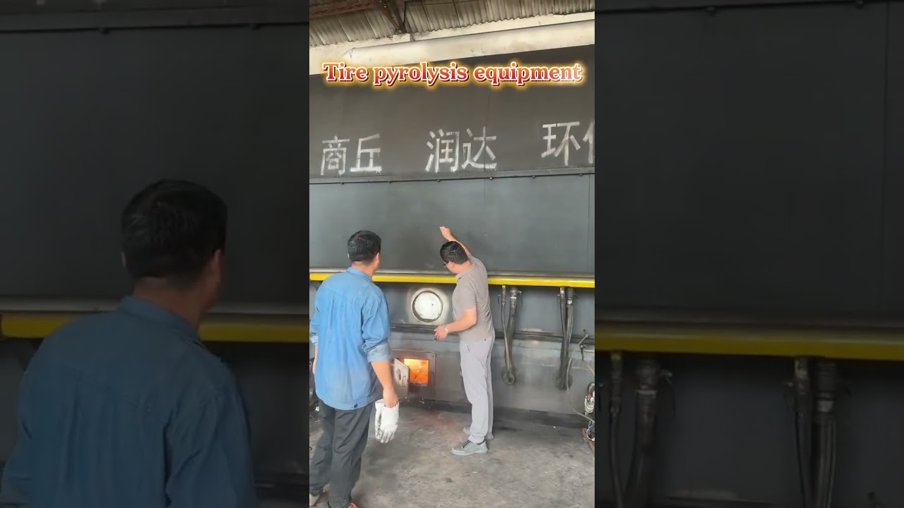 Waste tire pyrolysis equipment 