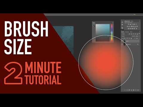 Change The Brush Size In Photoshop Cc 2020 2Minutetutorial