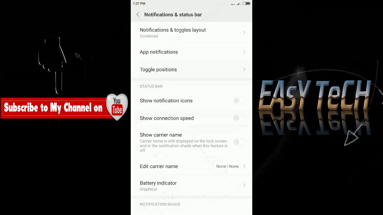 How To Show Battery Percentage On Xiaomi Redmi Phones  EAsY TeCH