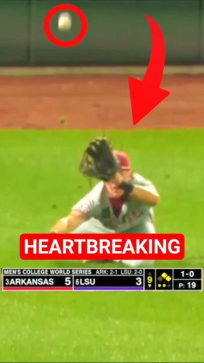 image of Would've Won the Game For Arkansas #baseball - YouTube