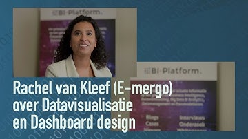 Rachel van Kleef (E-mergo) over datavisualisatie en BI dashboards